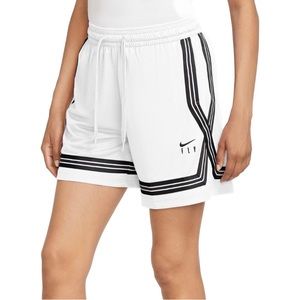 Nike Women’s Fly Crossover Basketball Short Size S White/Black
